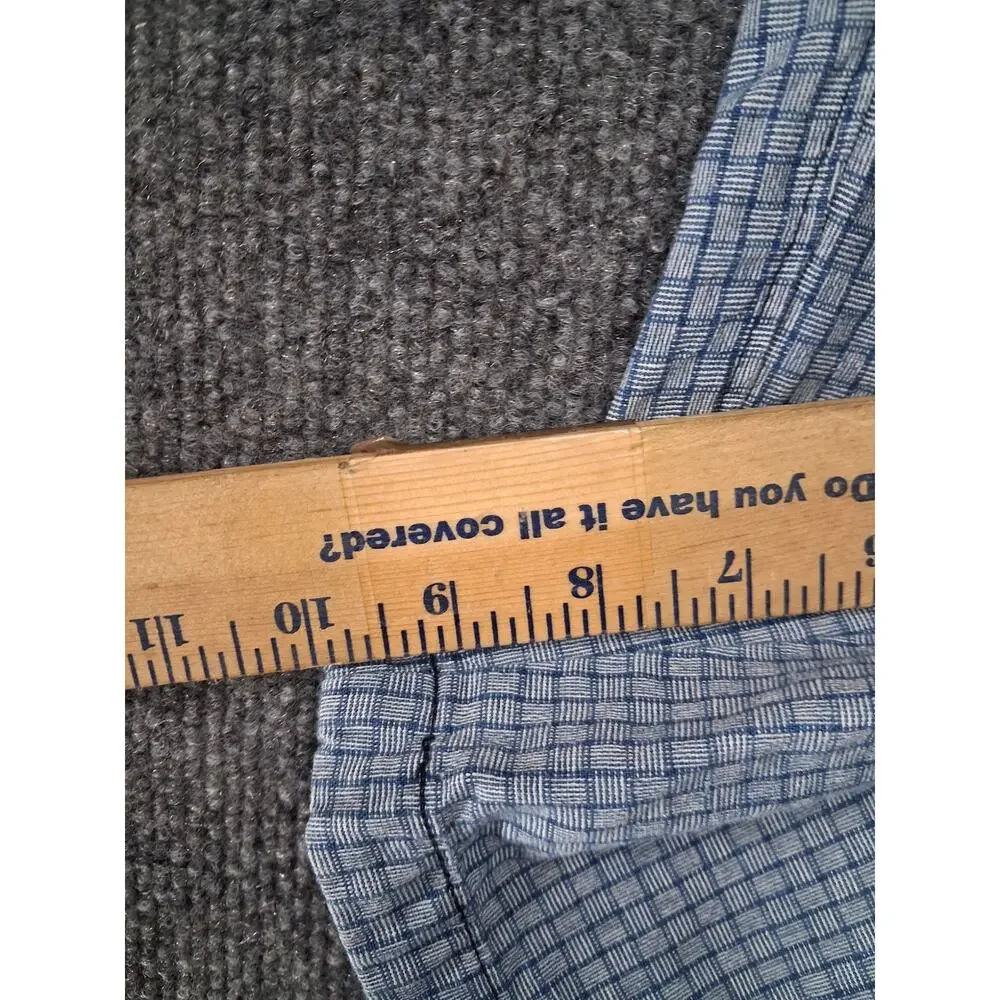 J Crew Club Shorts Mens 30 Blue Check Cotton